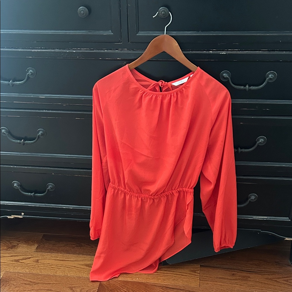Chic Asymmetrical Red Dress